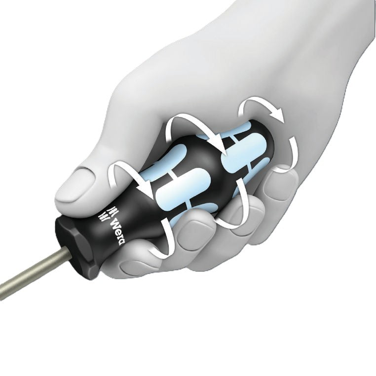 Wera 3335 Spårskruvmejsel-rak klinga Rostfritt stål 1,0 x 5,5 x 125mm - 032004
