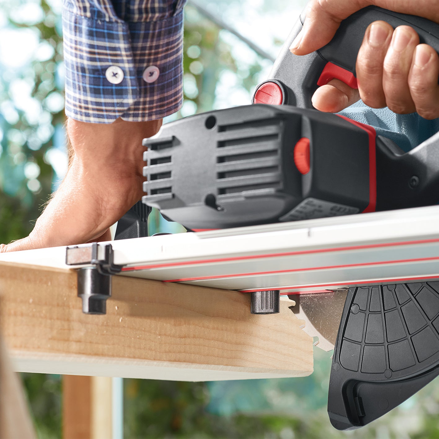 Mafell Cirkelsåg med skena KSS 60 cc i transportväska - 91B102 230 V