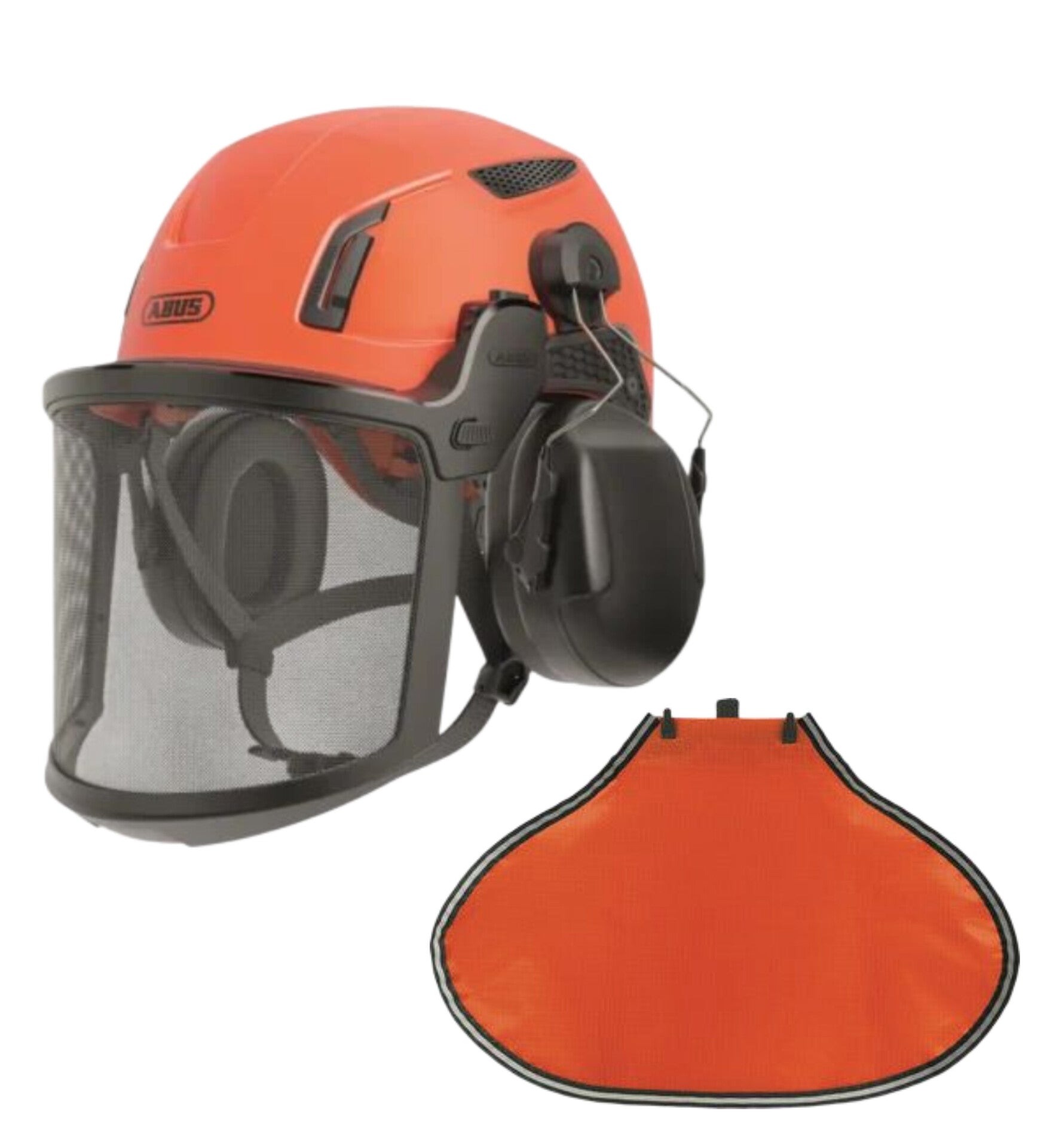 ABUS Skyddshjälm Spector Signal Orange Skogsarbetare