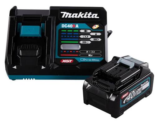 Makita Kombimasinpaket 40V UX01G + Snöskyffel + Lövblås +4Ah +Snabbladdare
