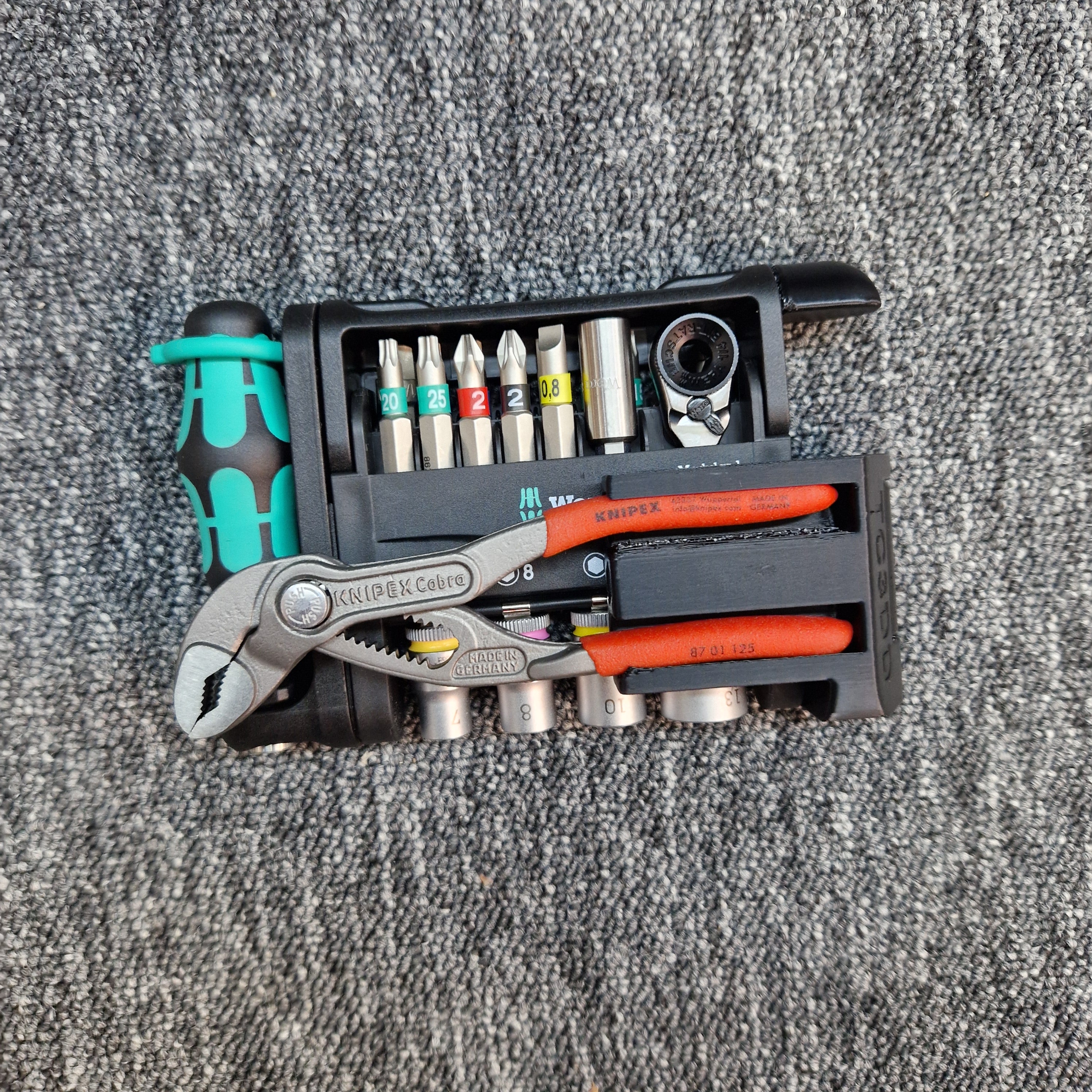 Hållare för Knipex cobra / tångnyckel 125mm till Wera Modular