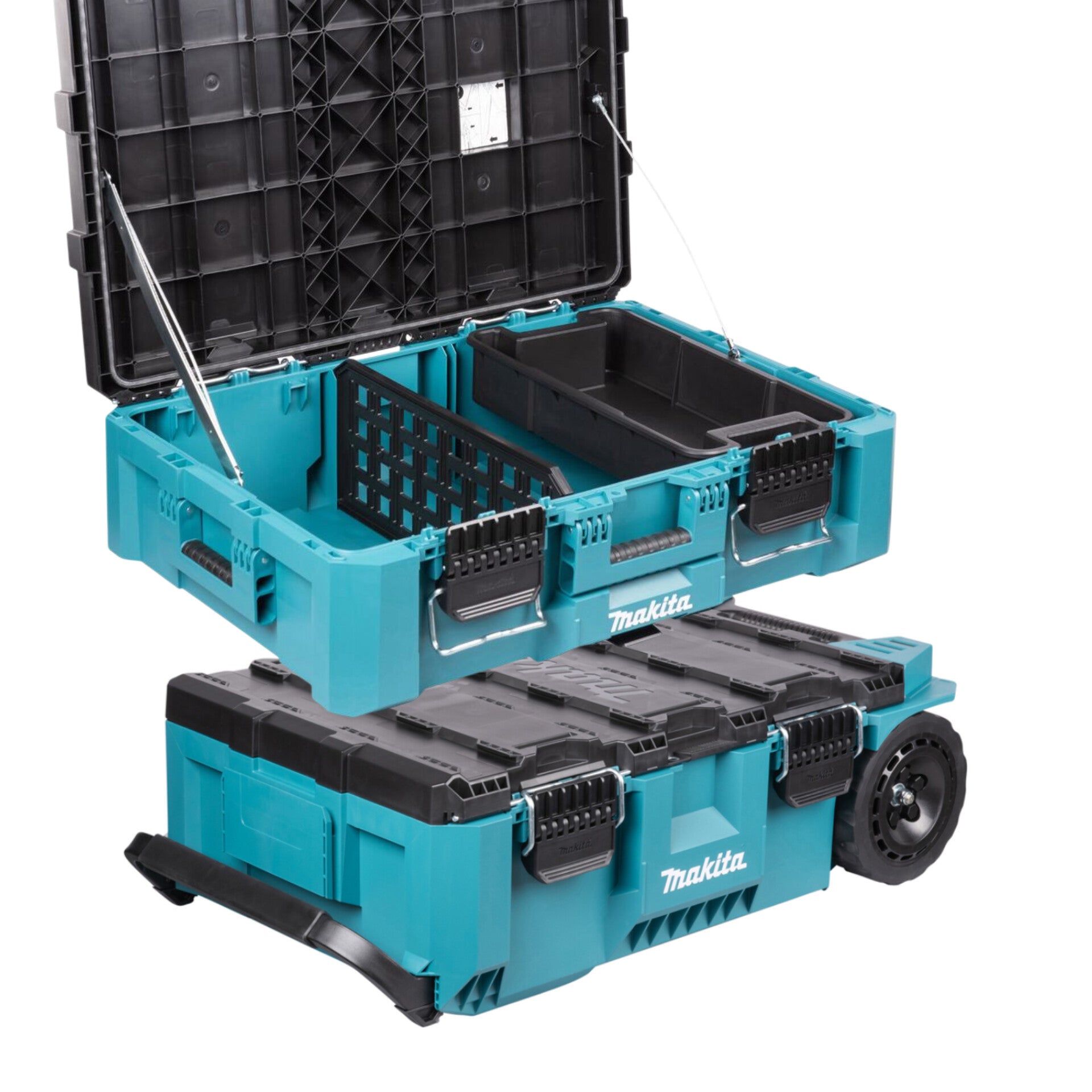 Makita MAKTRAK Paket, Stor verktyslåda på hjul + Extra Stor verktygslåda P91001+P91017