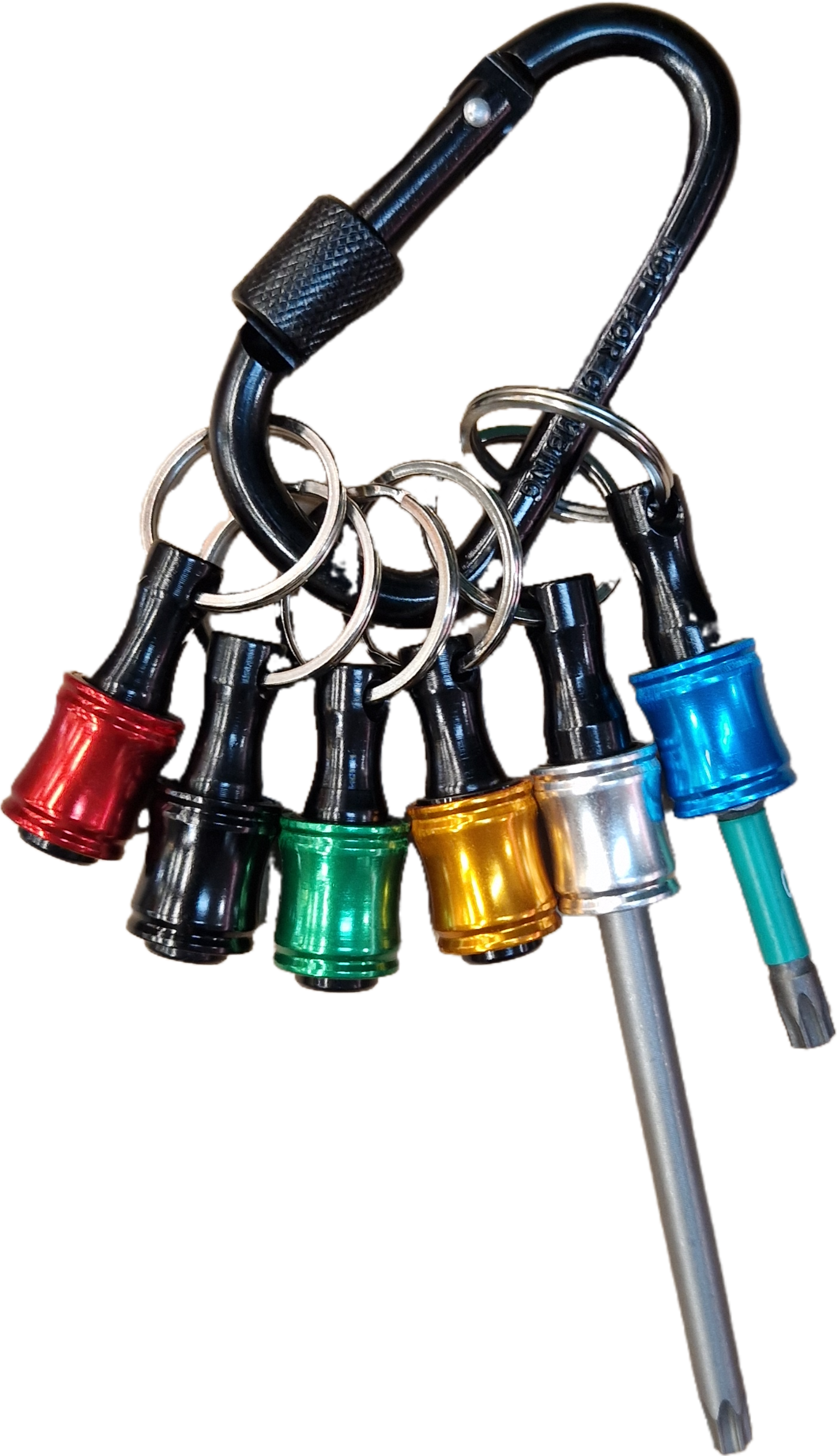 Karbinhake med 6st bitshållare