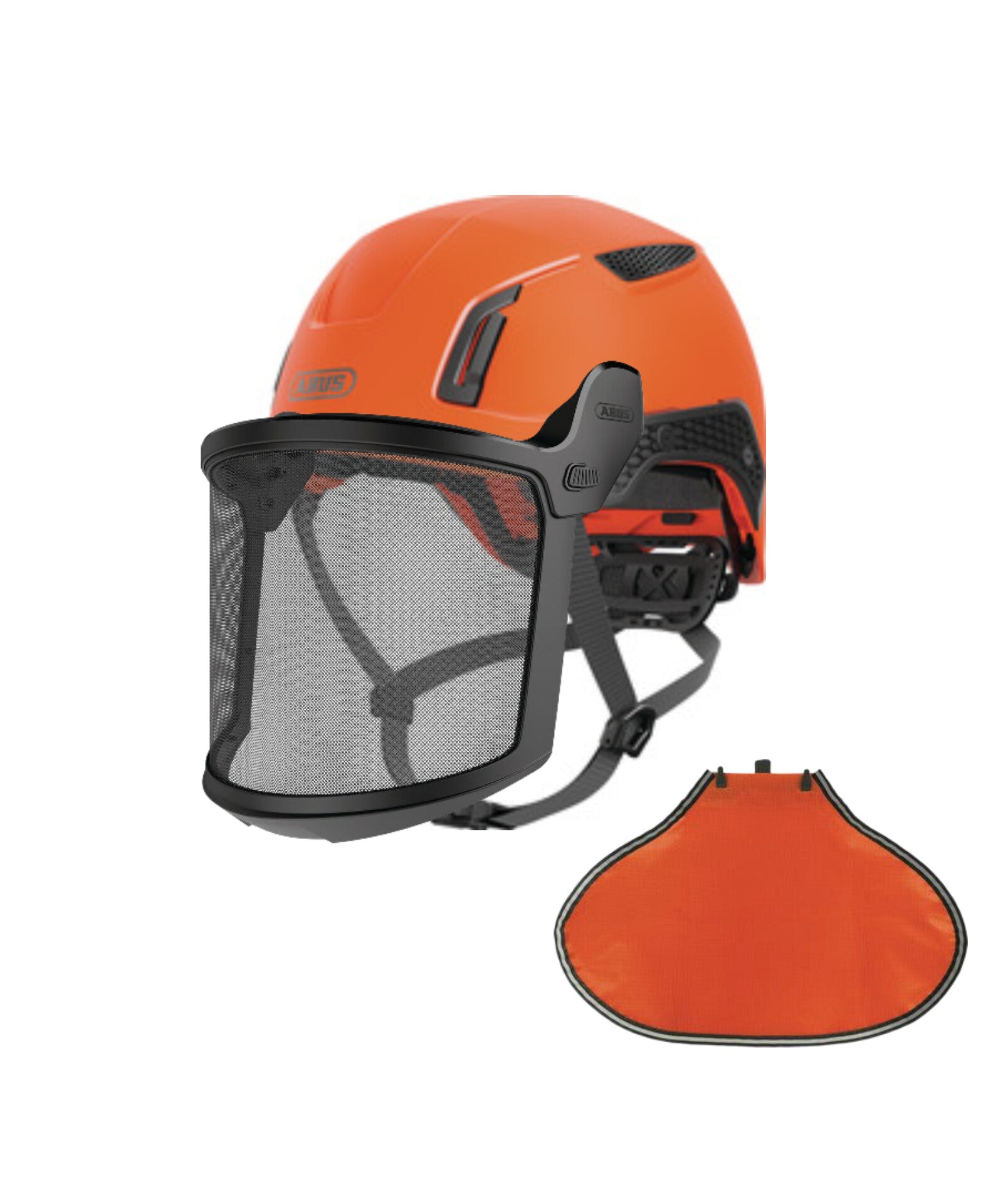 ABUS Skyddshjälm Spector Signal Orange Skogsarbetare