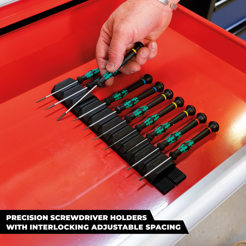 StealthMounts Drawer Hive Precision Screwdriver Holder 10-Pack- DHSP-SD-S-10