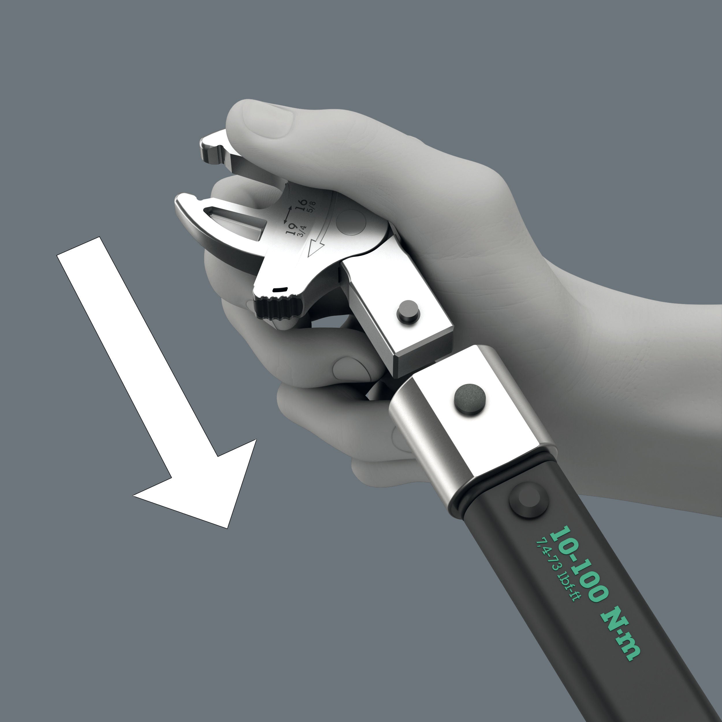 Wera 9530 Momentnyckelsats för värmepumpar/klimatsystem, 4 delar