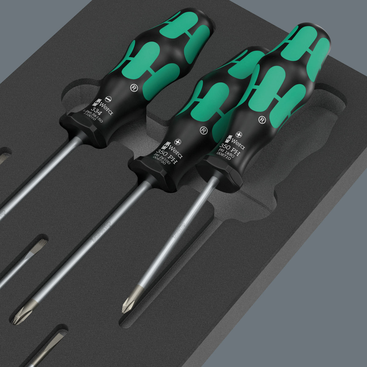 Wera 9717 Skuminsats Kraftform Serie 300 Sats 1, 7 delar
