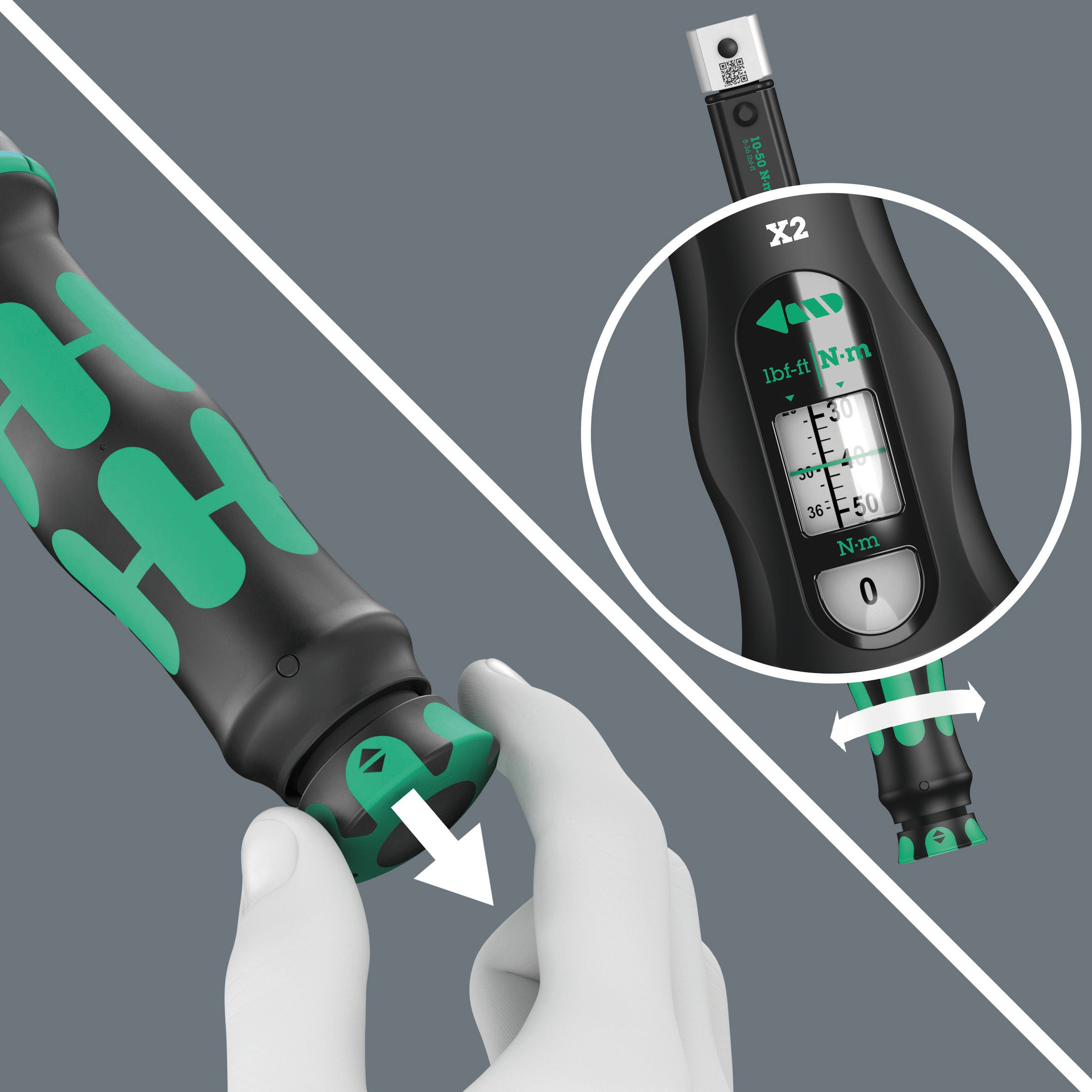 Wera 9558 Momentsats för rörkopplingar 10–50 Nm