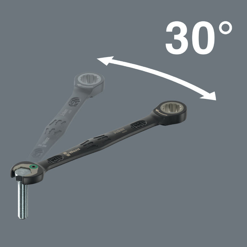 Wera 6000 Joker Black Edition 11 Sats 1 U-ringspärrnyckelsats, 11 delar