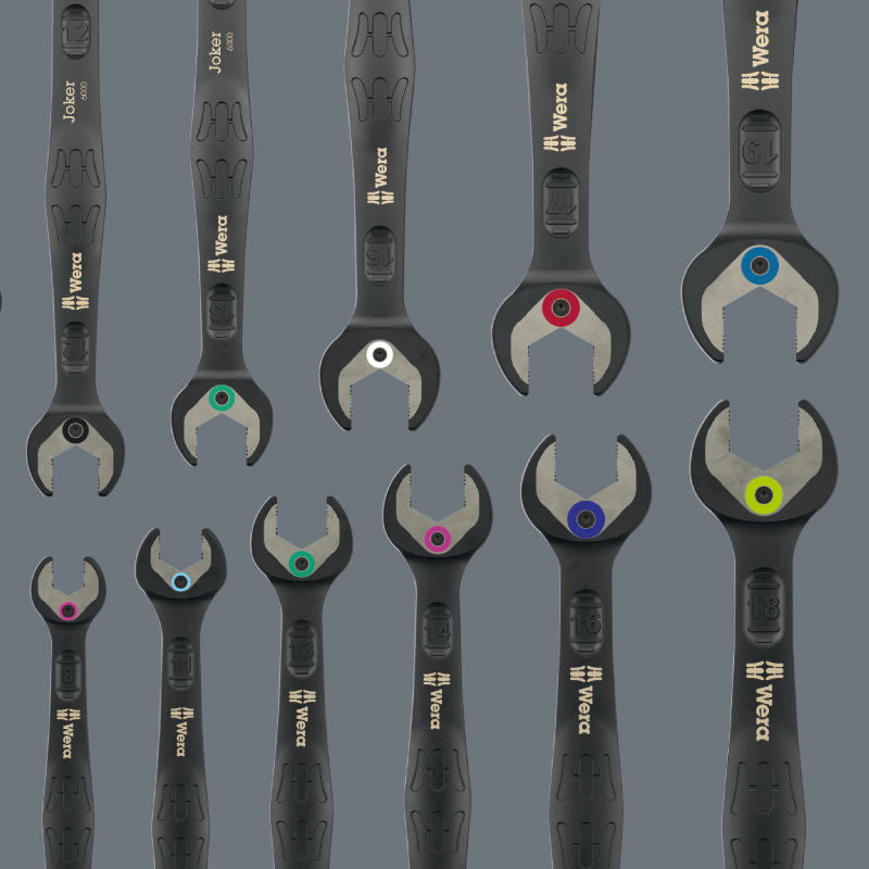 Wera 6000 Joker Black Edition 11 Sats 1 U-ringspärrnyckelsats, 11 delar