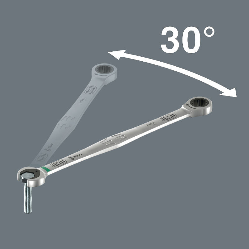 Wera 6007 Joker 5 Sats 1, U-ringspärrnyckelsats långa, 5-delar