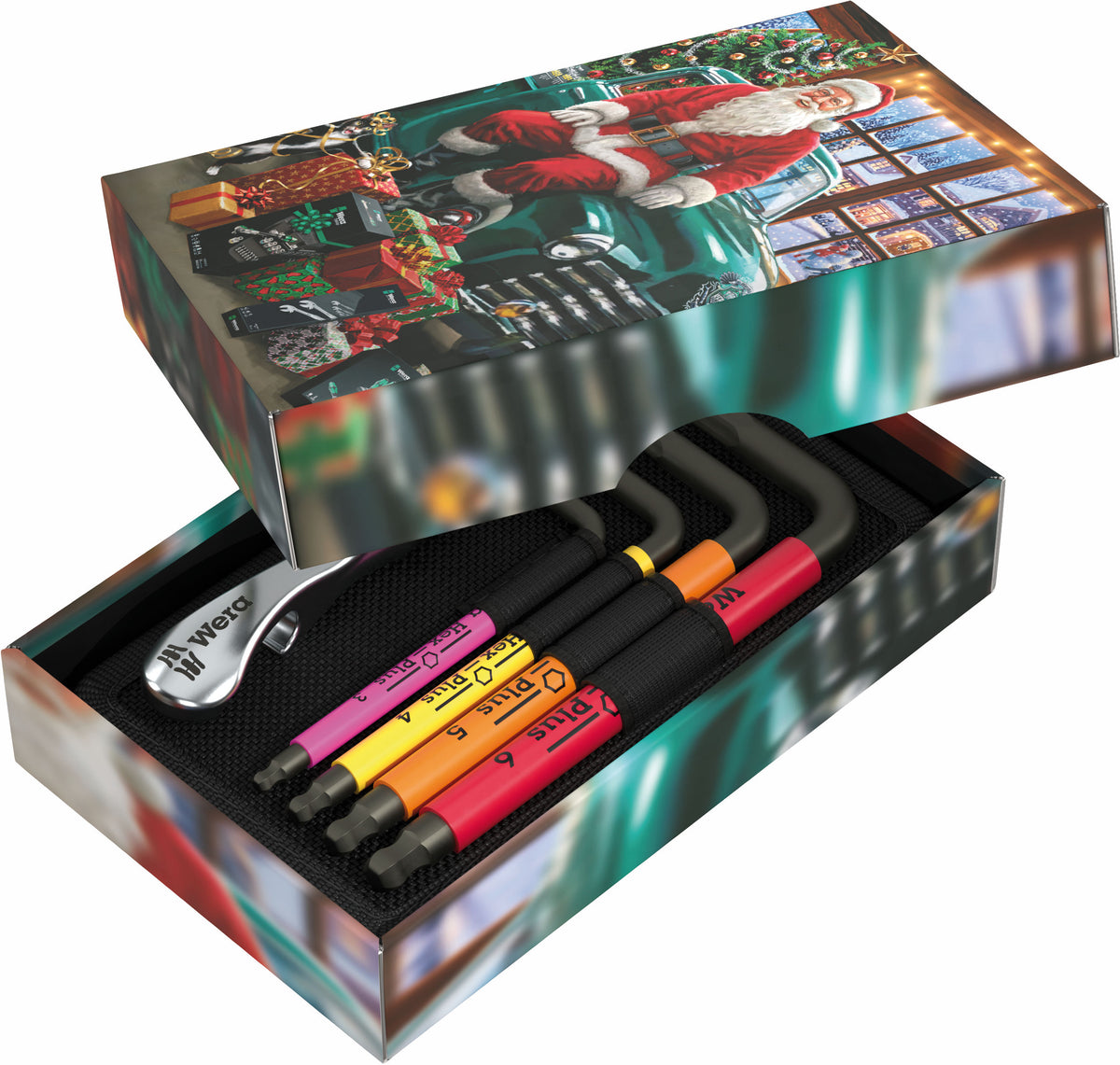 Wera Tool-Card Hex-Plus Christmas 2026 – 5 delar