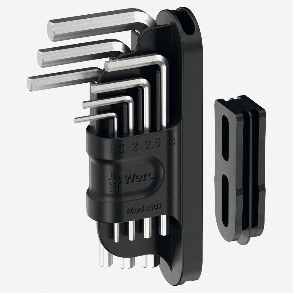 Wera Tool-Check Modular L-nyckel, Hex-Plus 1, 7-delar