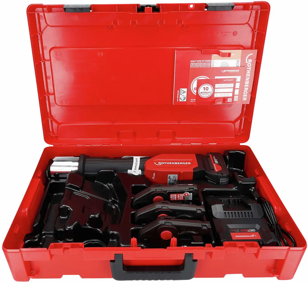 Rothenberger ROMAX 4000 SET SV15-22-28MM, 4AH, EU AMP - 1000004173 Vinterkampanj