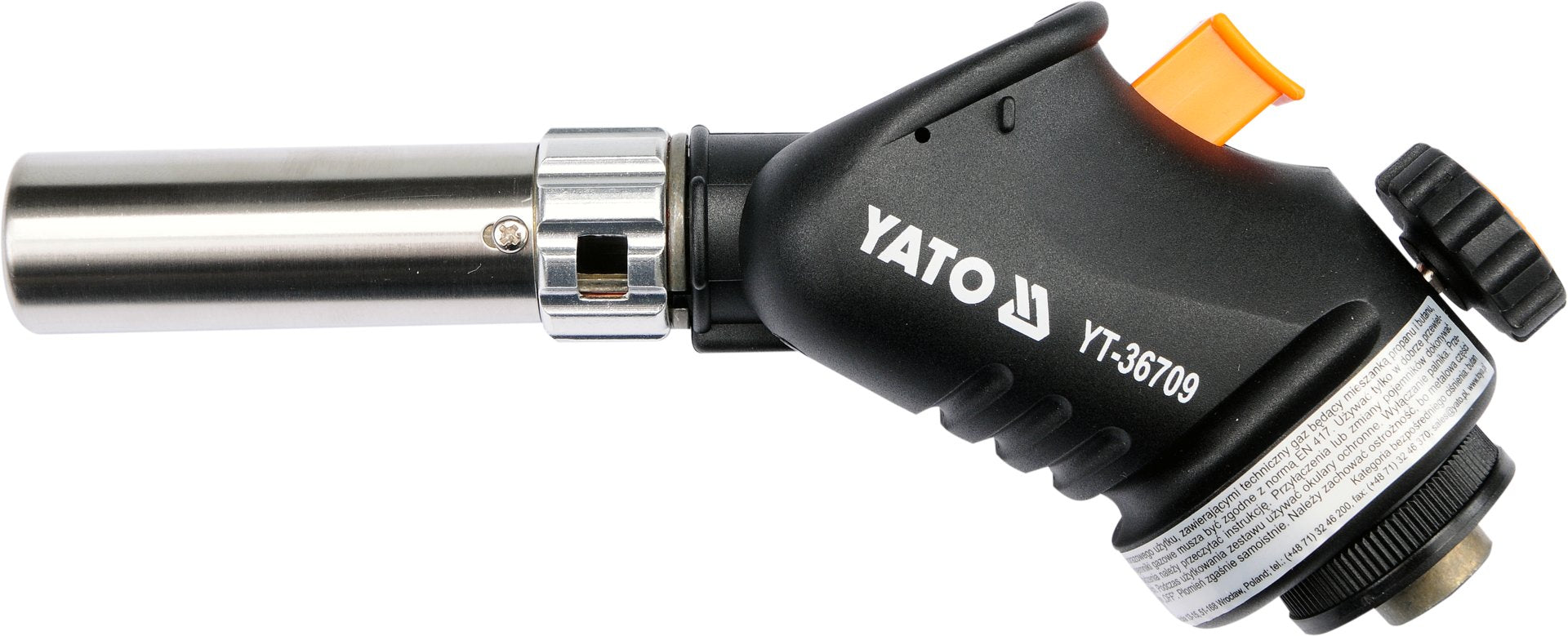 Yato Gasbrännare 360° med Pietzotändning propan/Butan - YT-36709