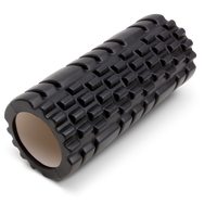Yogaroller / foam roller 33cm bred svart