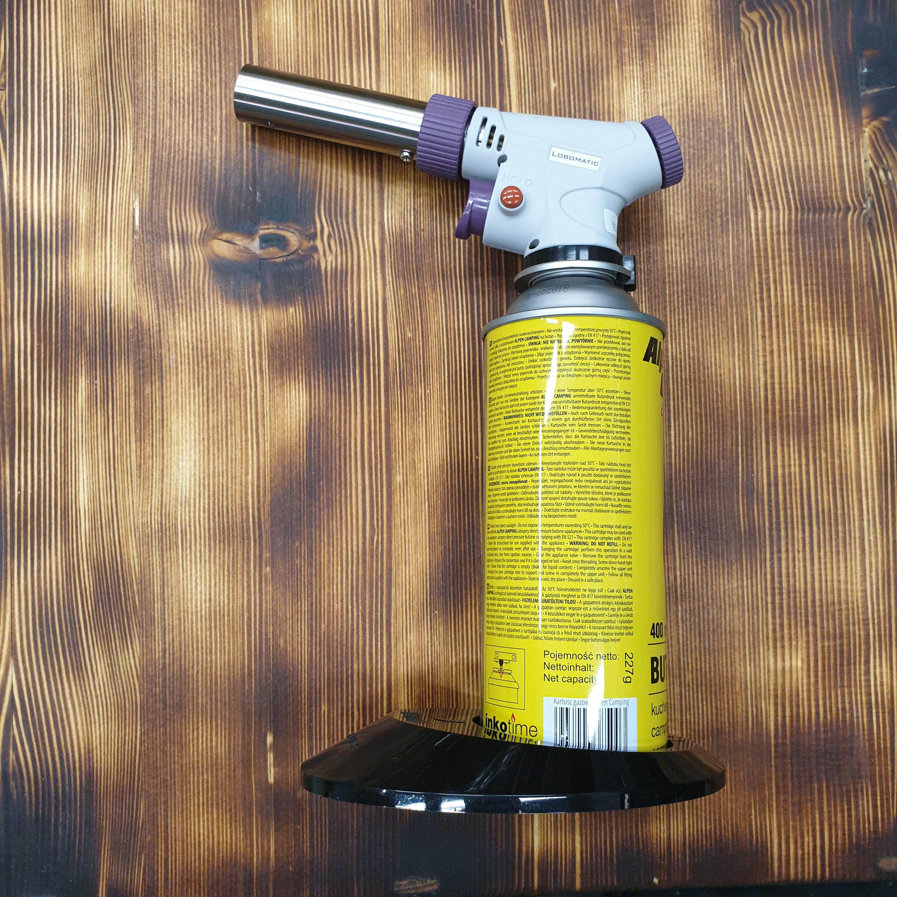 Gasbrännare med Pietzotändning