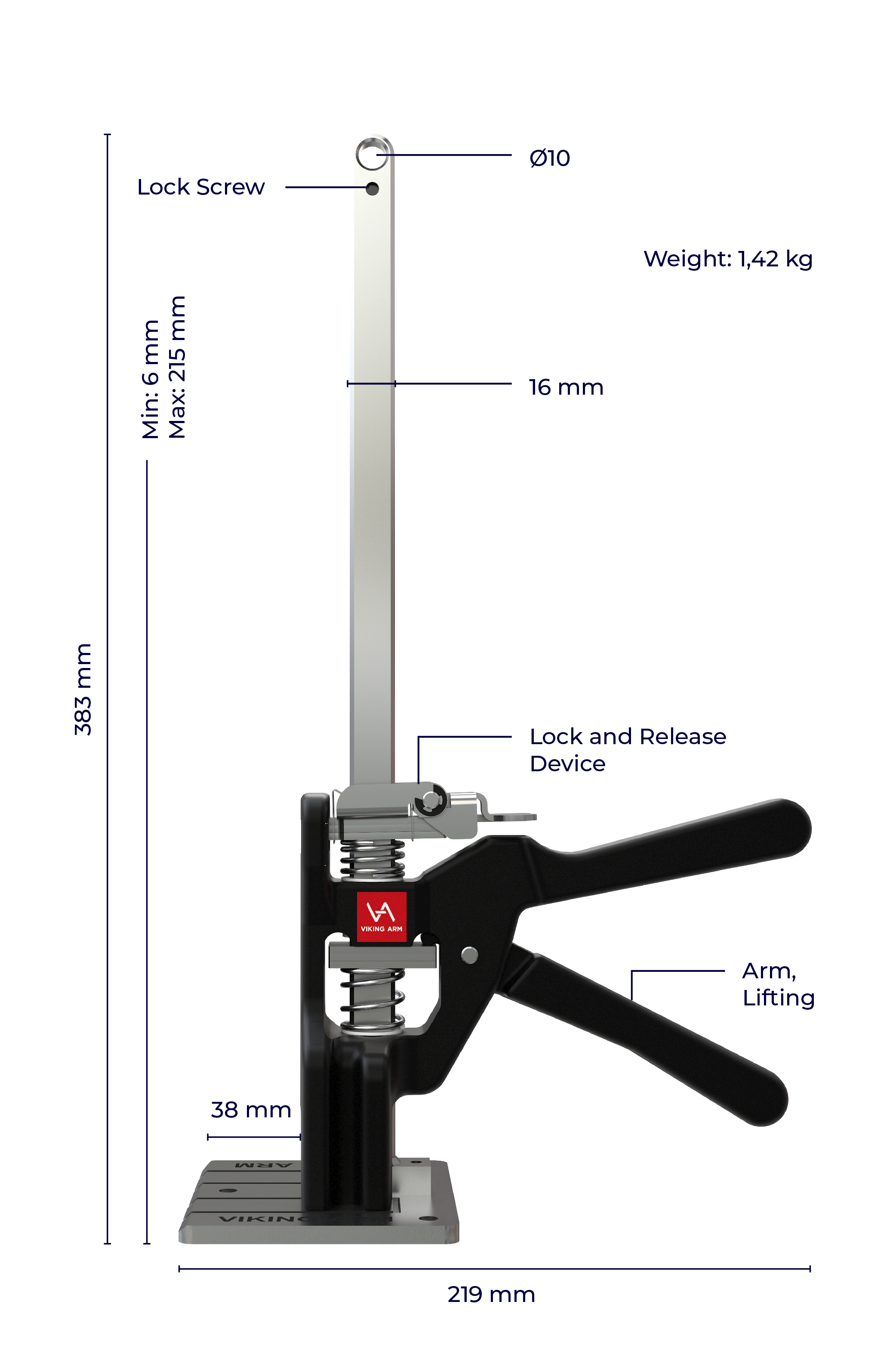 Viking Arm lyft tving