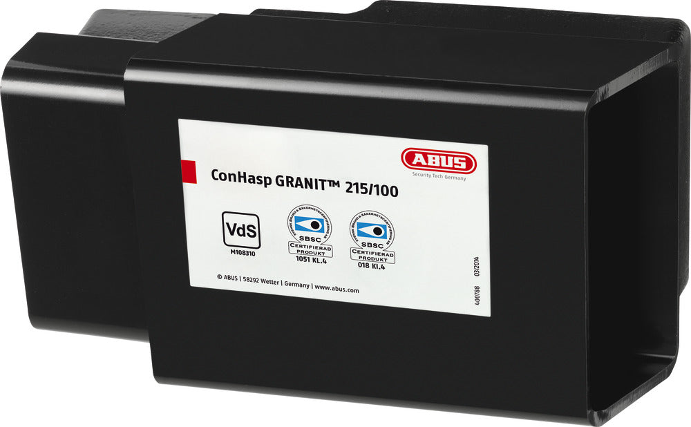 ABUS Containerlås ConHasp 215/100 inkl. Hänglås 83/80, HB100, u/Oval cylinder