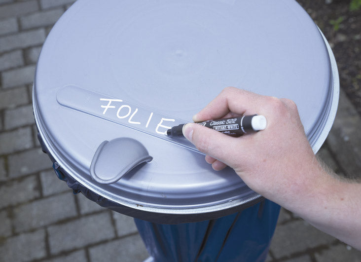 Pica Classic 522 & 532 Permanent Märkpenna/Penna vit