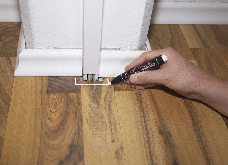 Pica Classic 522 & 532 Permanent Märkpenna/Penna vit