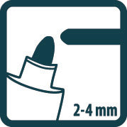 Pica Classic 524 Industry Paint Marker 10-pack