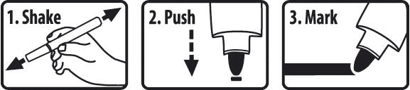 Pica Classic 524 Industry Paint Marker 10-pack