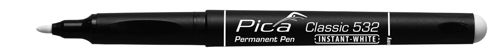 Pica Classic 522 & 532 Permanent Märkpenna/Penna vit