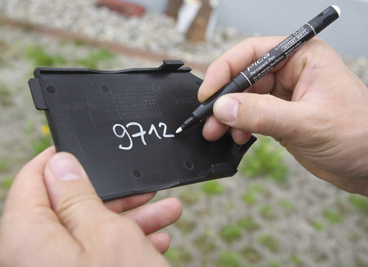 Pica Classic 522 & 532 Permanent Märkpenna/Penna vit