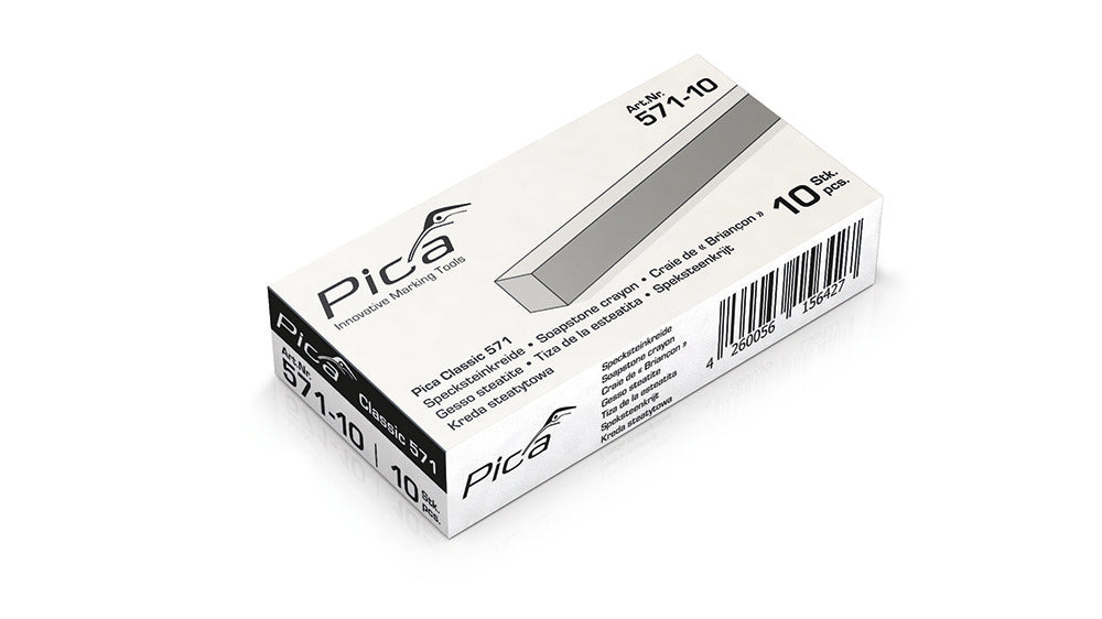 Pica Classic 571 - Soapstone / Welding Crayon 2.000°C 10-Pack