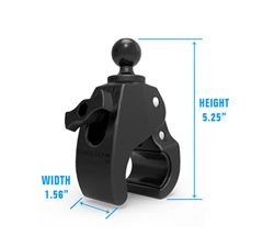 Though-clamp M med 1" B-kula RAP-B-404U