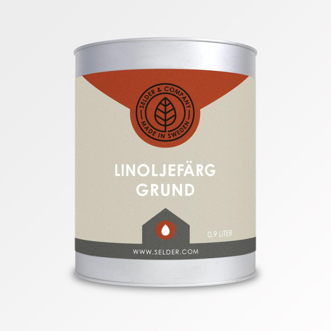 Linoljefärg Selder and Company grund vit