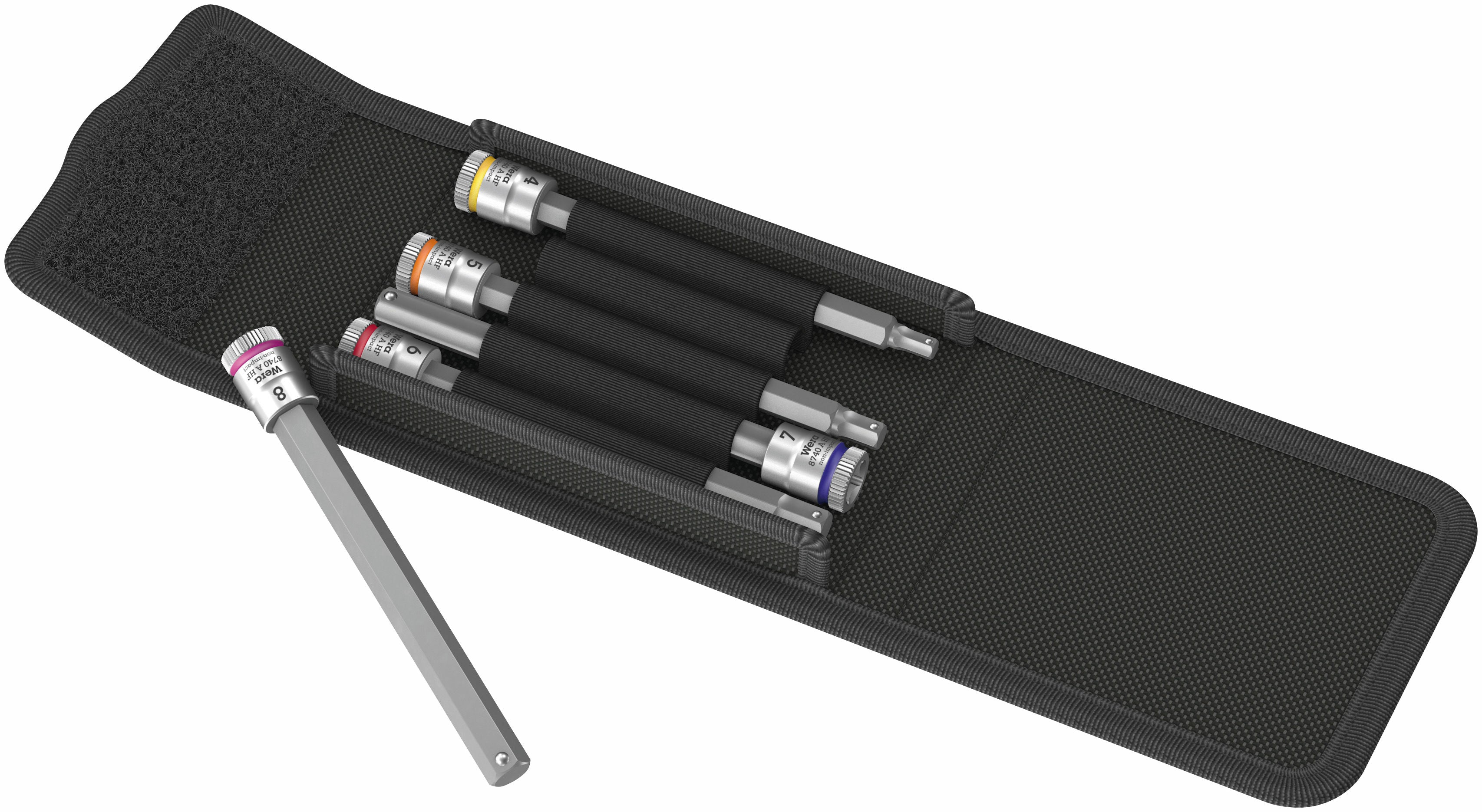 Wera Sexkantshylsor i Set 8740 A HF 1, 1/4 Zyklop