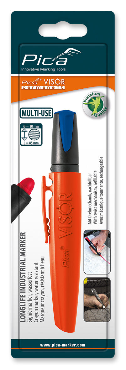 Pica Visor i olika färger - SB-packade