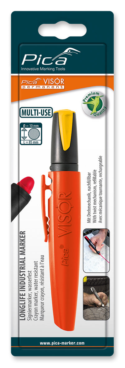 Pica Visor i olika färger - SB-packade