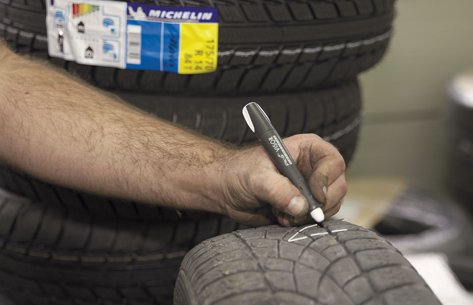 Pica Visor i olika färger - SB-packade