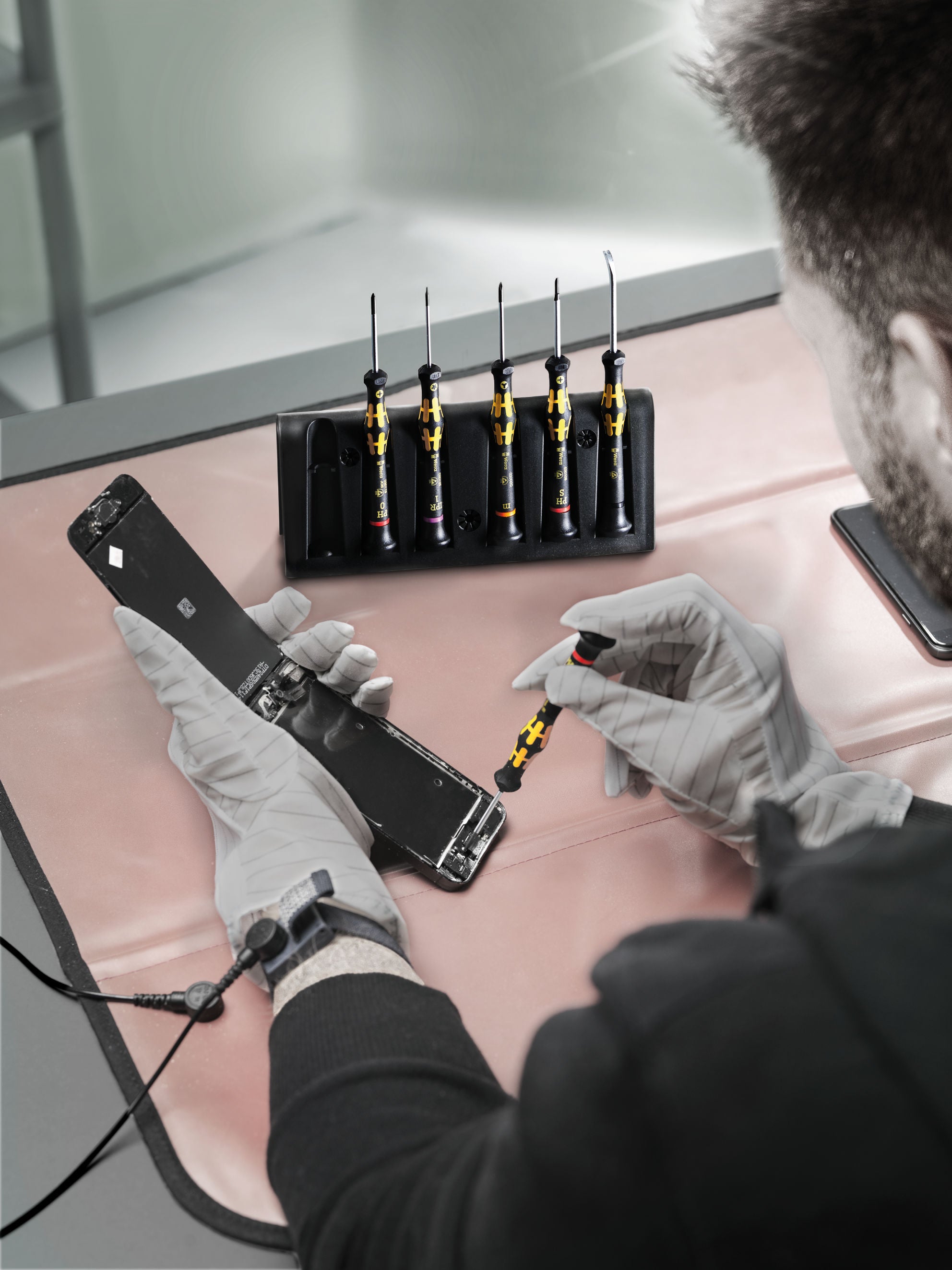 Wera Kraftform Micro 6 ESD Smartphone-reparationssats 1