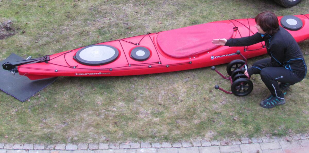 Nya Troller kajakvagn- Transportera din kajak eller liknande, enkelt.