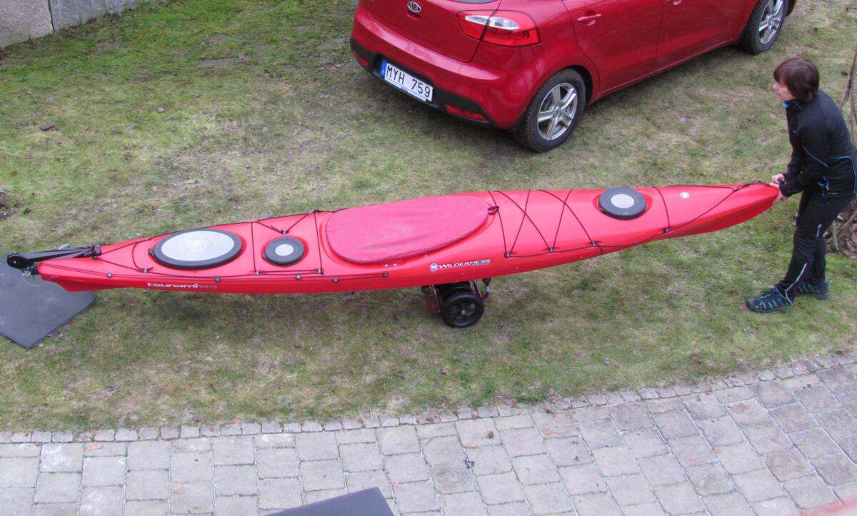 Nya Troller kajakvagn- Transportera din kajak eller liknande, enkelt.
