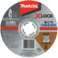 Makita Slip-/Kapskiva X-Lock - E-00402/E-00418