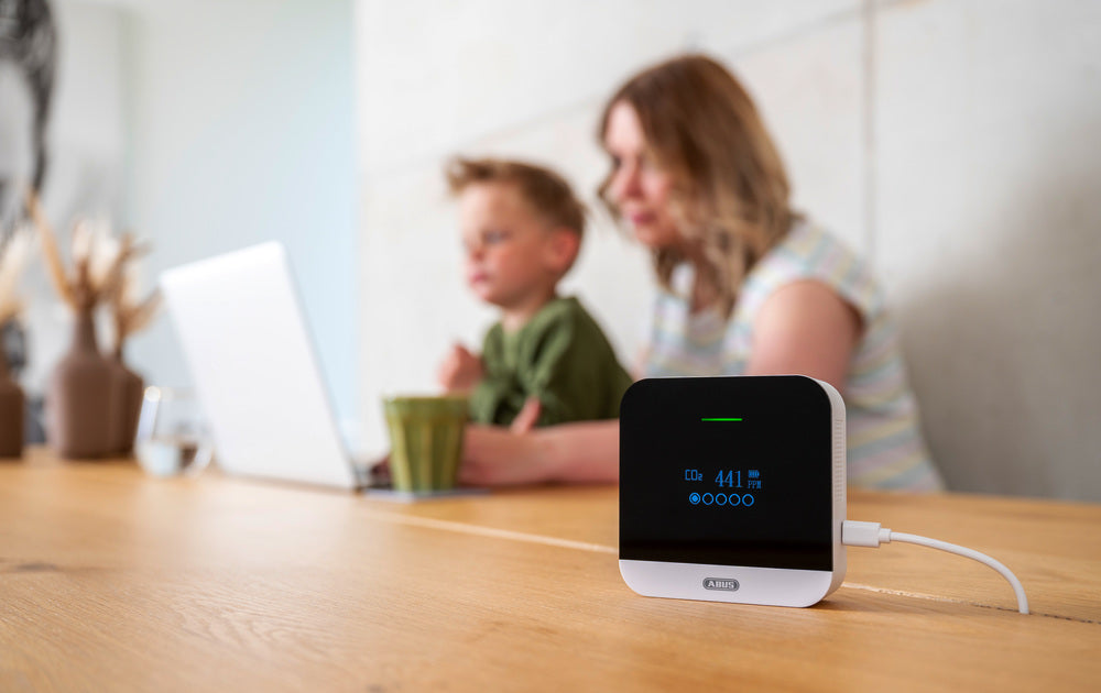 ABUS Varningslarm för CO2 CO2WM110 AirSecure