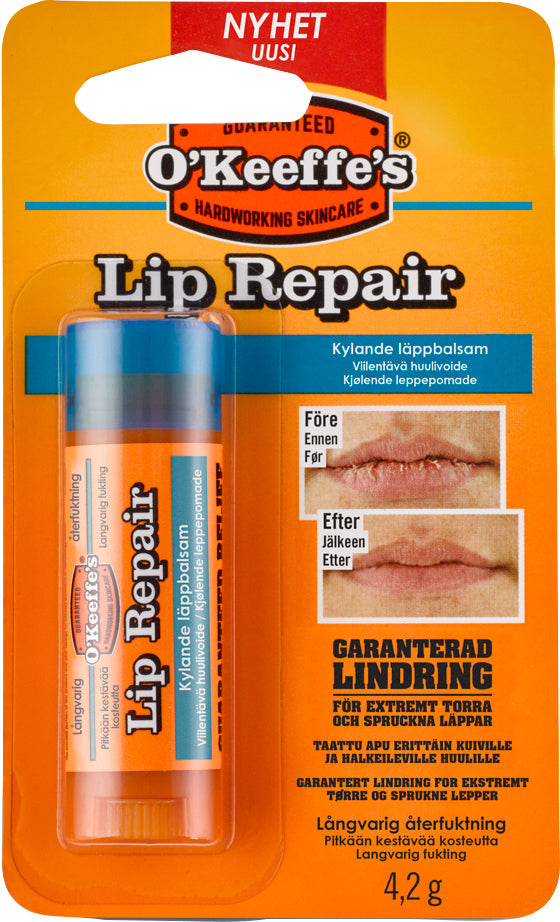O KEEFFES LIP REPAIR - KYLANDE LÄPPBALSAM 4,2G