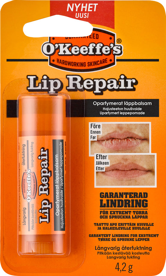 O KEEFFES LIP REPAIR - OPARFYMERAT LÄPPBALSAM 4,2G