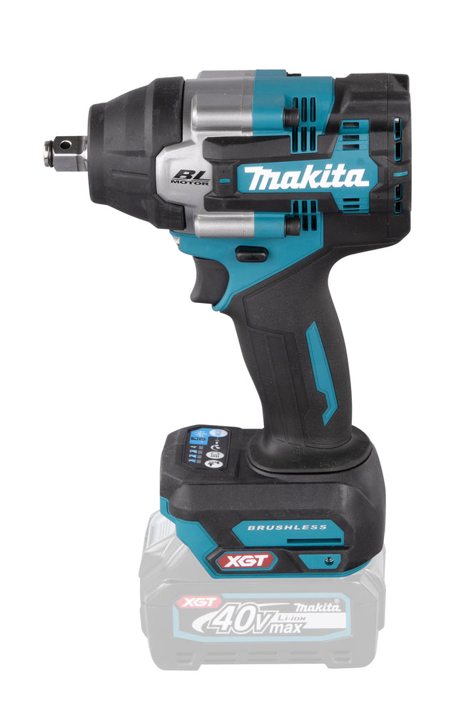 Makita Mutterdragare XGT 40V - TW007GZ +2Ah batteri + 17/19/21 krafthylsor