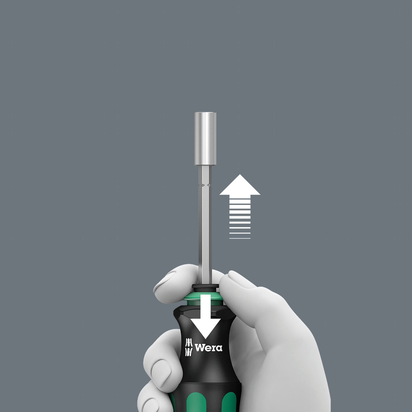 Wera Bitsmejsel Kraftform Kompakt 28 med magnetisk bitshållare