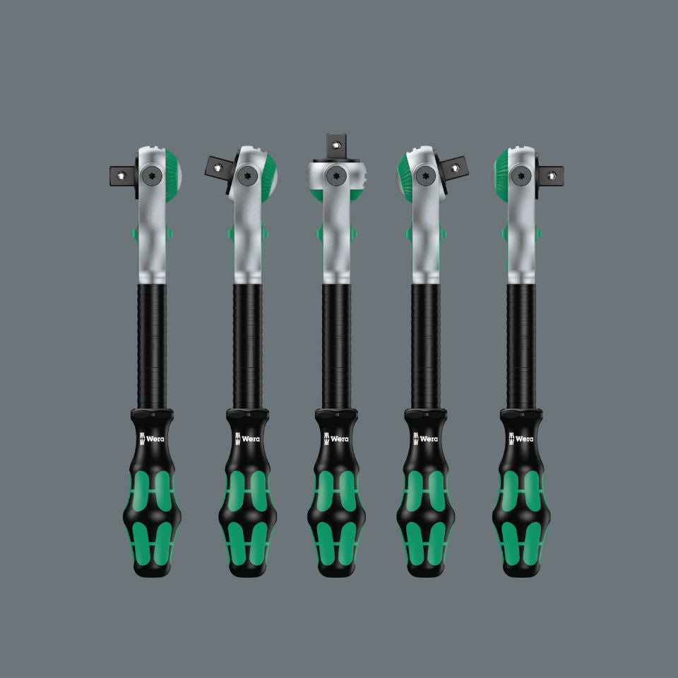 Wera Cykelset 7 Zyklop Speed 3/8 spärrskaft hyls- & bitsset