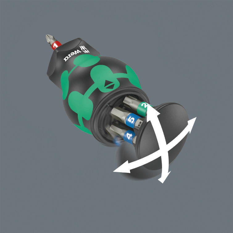 Wera Cykelset 11 Stubby magasin bitshandtag med 7 bits