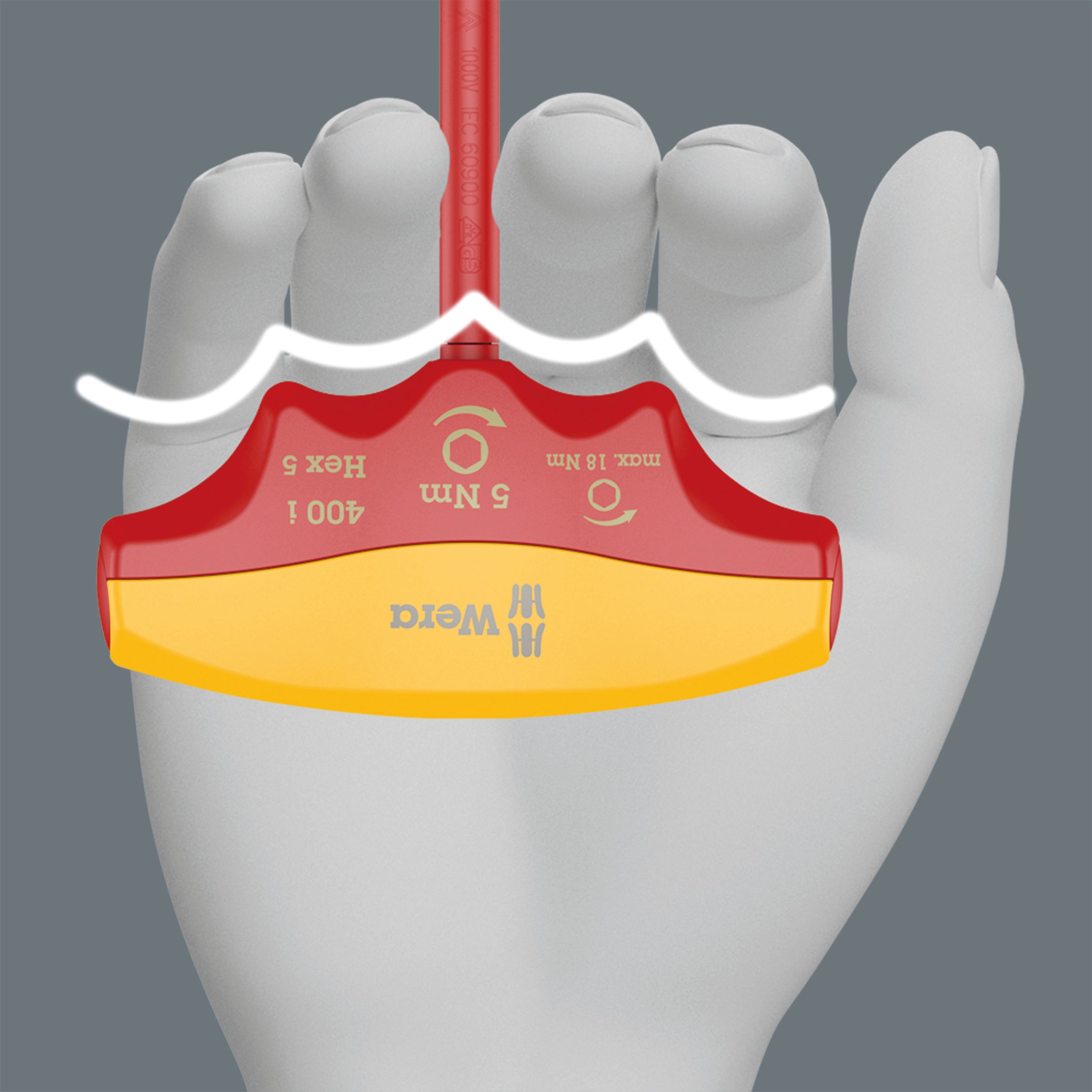 Wera 400 i VDE Hex Isolerad momentindikator