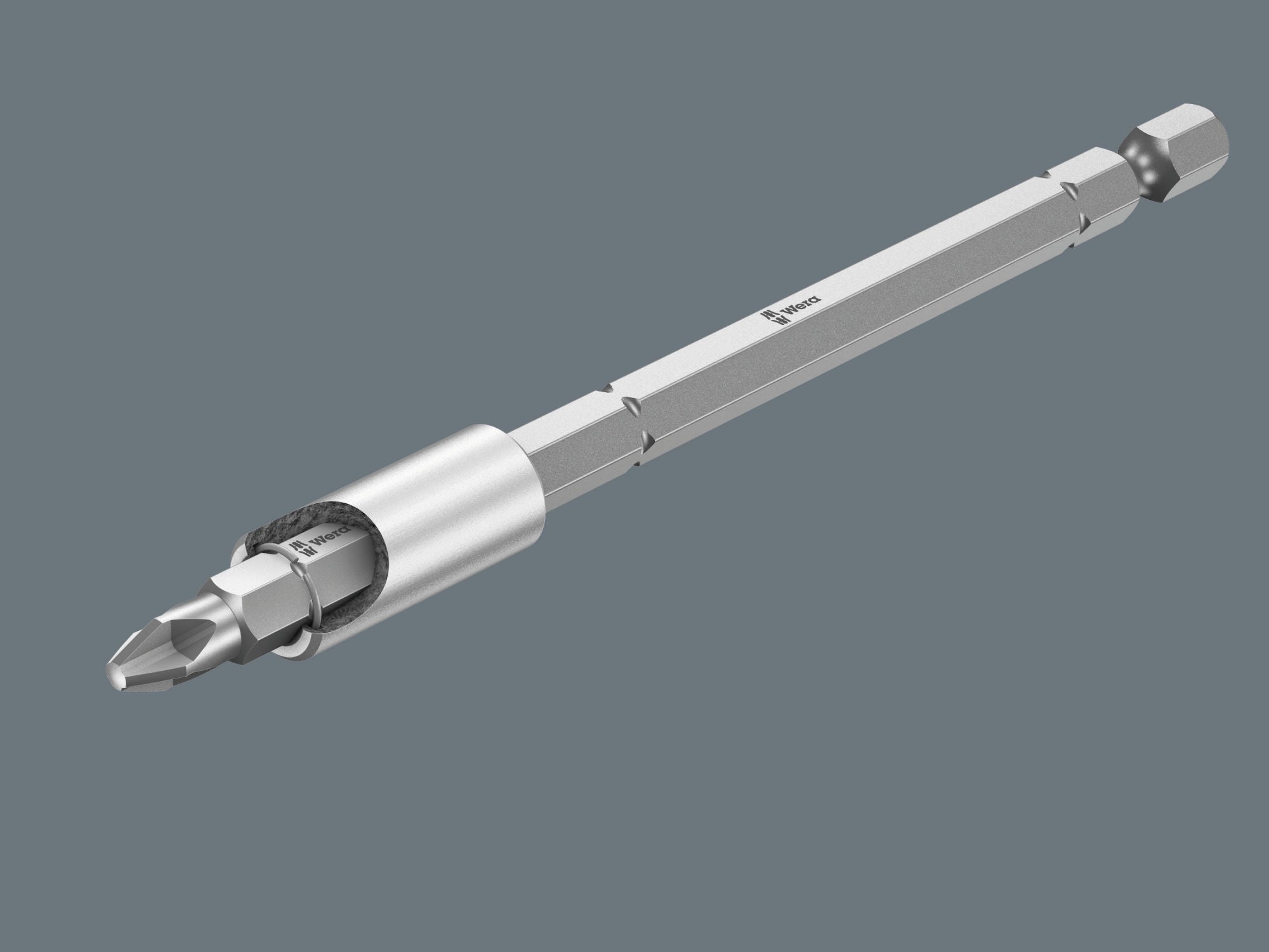 Wera Bitsmejsel Kraftform Kompakt 28 med magnetisk bitshållare