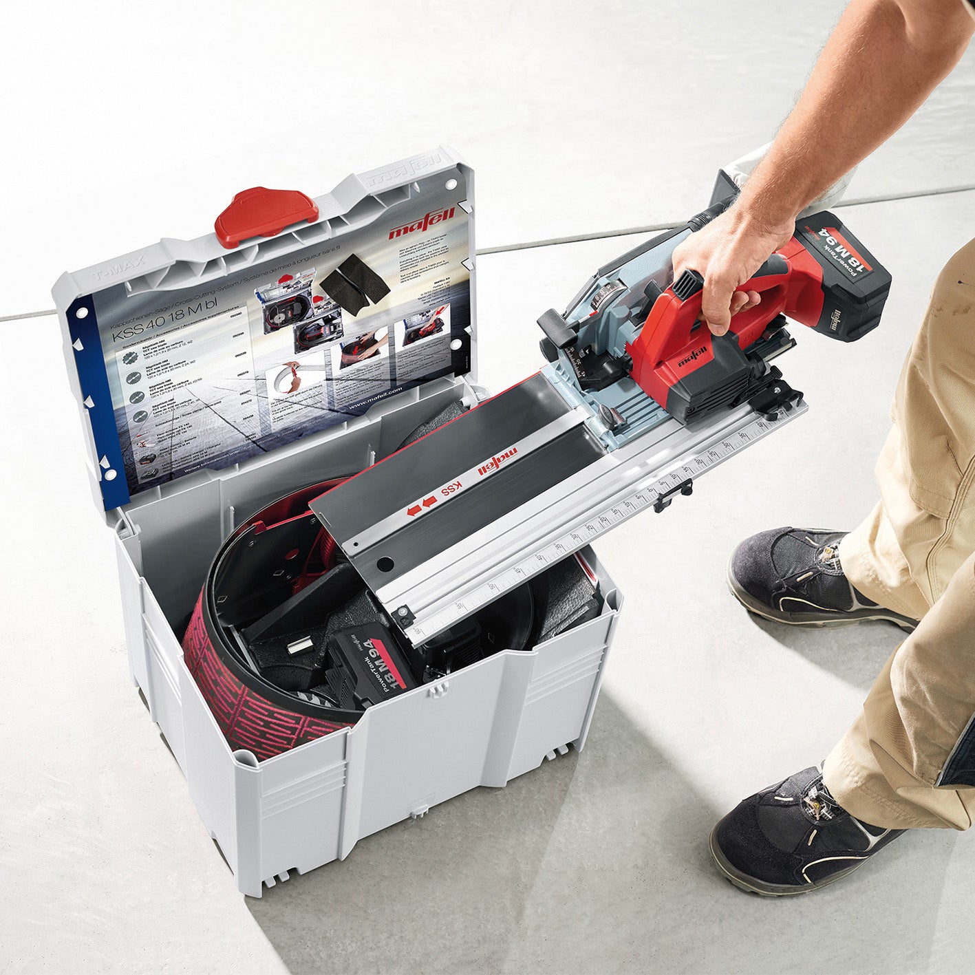 Mafell Kapsågsystem KSS 40 18M bl i T-MAX - 91D501 18 V